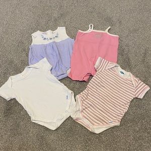 Baby Girl Bodysuits and Rompers